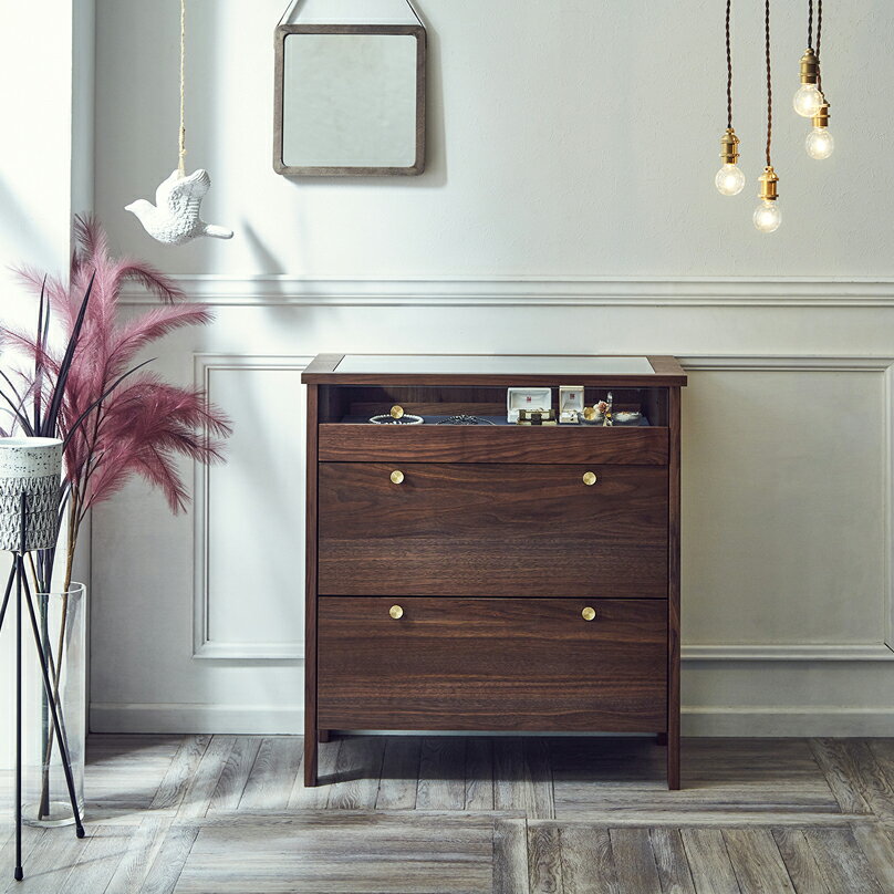 チェスト 収納家具 100チェスト コーニス KONISU NIPPONAIRE 整理たんす 真鍮 脚付き ウォールナット ホワイトオーク 関家具 ニッポネア