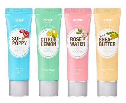 アトミ ハンドクリーム 30ml×4本セット バームタイプ2本+ホイップクリームタイプ2...