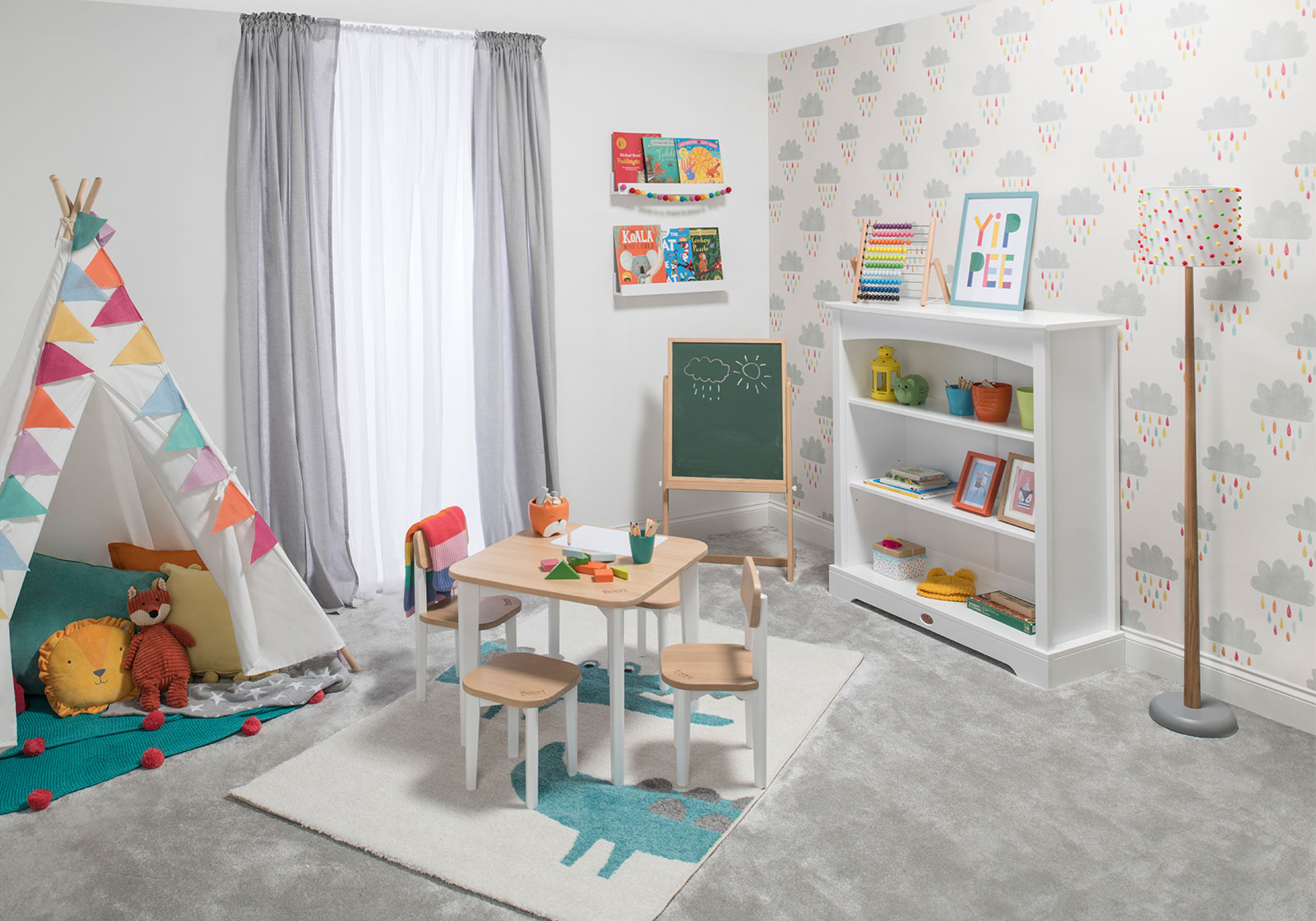 Boori ブーリ キッズ用 子供用 ティディ スツール 椅子 イス アーモンド&ホワイト 子育て BK-TISTv20 【代金引換対象外】 [3]