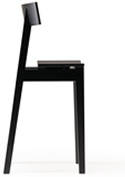 WOW half chair Op.1／ハーフチェアオーパス.1 ホワイトアッシュ BL 引出し付き 磁石使用 ◆代引き・時間指定不可
