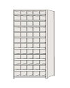 サカエ SAKAE / 区分棚 コボレ止め付タイプ NCC111-512【代金引換対象外】【配送時間指定不可】【サカエの大型商品は車上渡しです】個人宅配送不可