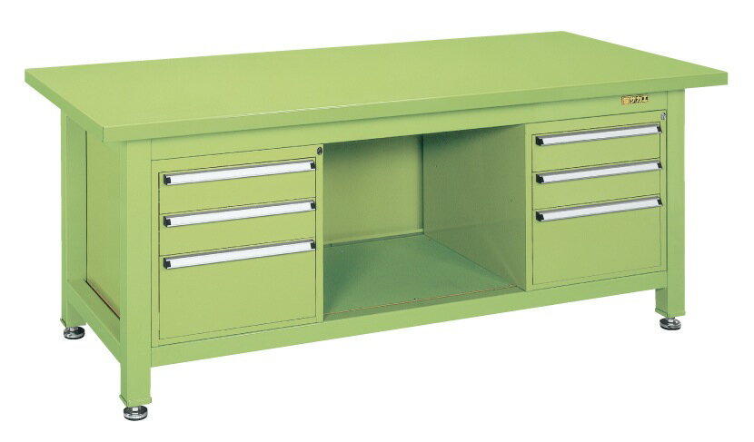 サカエ SAKAE / 超重量作業台Wタイプ WS-83F3B / W1800×D800×H740mm【代引き不可】 ◆時間指定対象外◆車上渡し商品◆個人宅配送不可