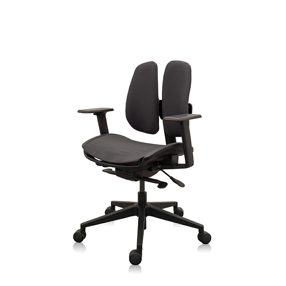 Highly Efficient Chairs - デュオレスト オフィスチェア NEXT4 ブラック 肘付き 腰への負担を軽減 デスクチェア DUOREST【代引き・時間指定不可】