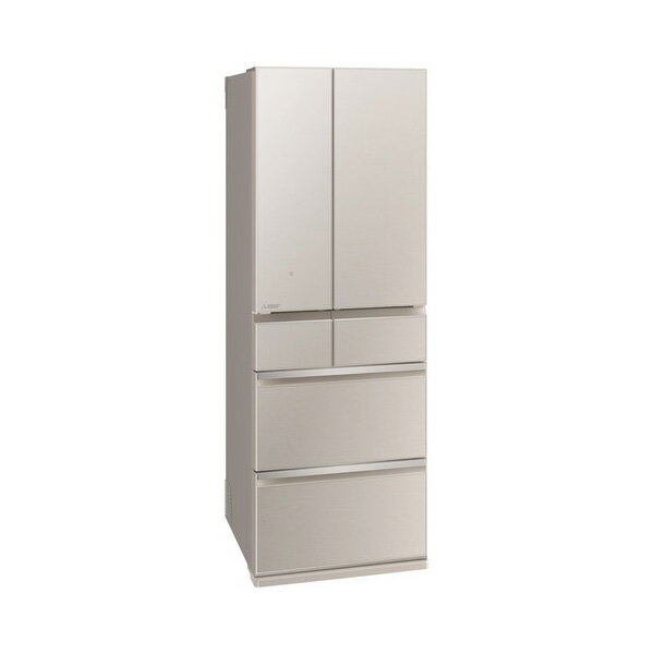 【10年延長保証対象】三菱電機 MR-WZ50J-C グレイングレージュ 495L 冷蔵庫 6ドアセンター開き WZシリーズ MITSUBISHI ELECTRIC ガラスドア 日本製