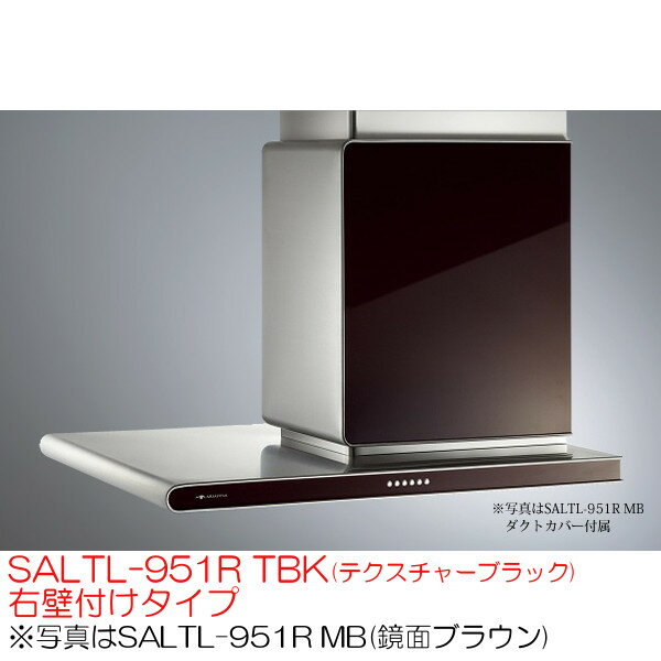 乐天商城 - アリアフィーナ レンジフード 横壁取付タイプ サイドアルタイル SALTL-951R TBK(テクスチャーブラック) 右壁付けタイプ