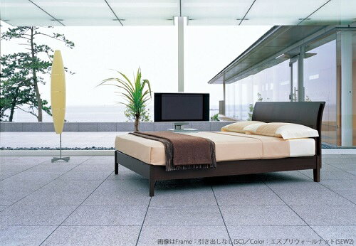 【開梱設置無料】フランスベッド イルベローチェ IL-304 SCタイプ(引き出しなし) セミダブルサイズ(M) フレームのみ ビーチ/エスプリウォールナット2【代引き不可】マットレスは別にお買い求めください