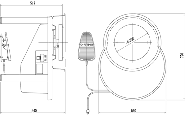 日本電産シンポ 電動ろくろ RK-55型 ドベ受け付き SHIMPO RK55 シンポ電動ろくろベーシックタイプ 【関東は開梱・設置つき送料無料】 【代金引換対象外】