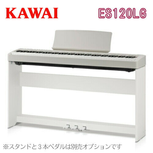 【数量限定！先着で素敵なプレゼントおつけします♪】KAWAI 河合楽器製作所 カワイ / デジタルピアノ 電子ピアノ エレキピアノ / ES120Filo ES120LG 【ダンパーペダル付属】【スタンド 3本ペダル別売】【送料無料】