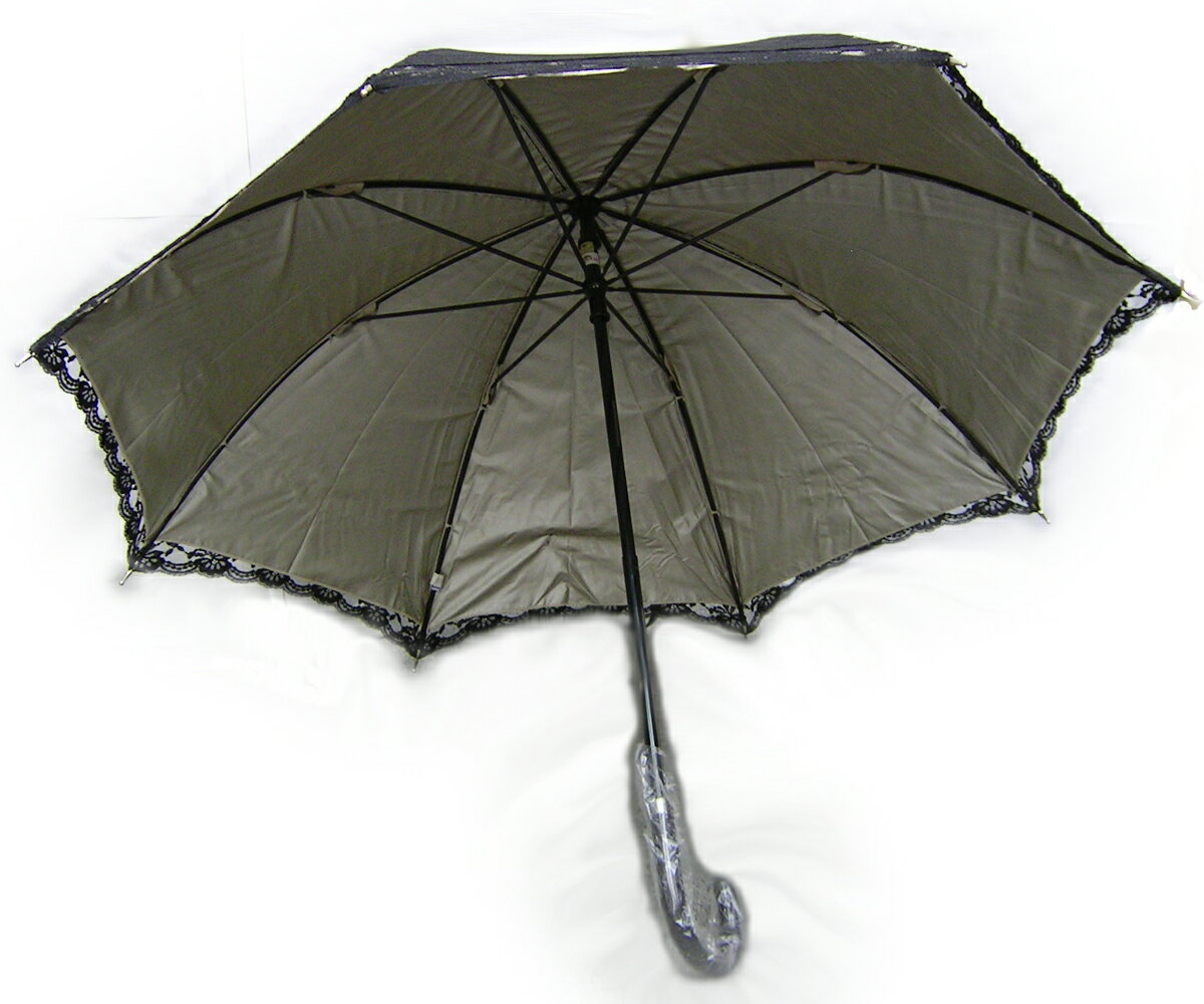 【即納】UVカット総レーススライド中傘 ベージュ通販格安セール情報 楽天 通販