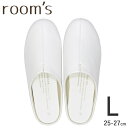 room's スリッパ L White FRONTIER フロンティア FR-0002-L-WH