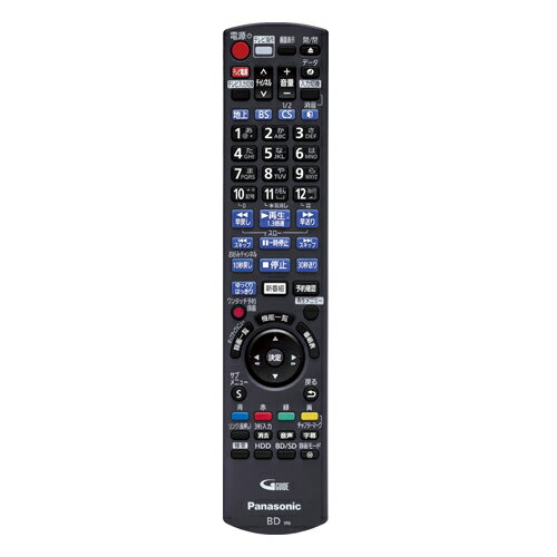 保守部品 BD/DVDレコーダー「DIGA」用リモコン Panasonic パナソニック N2QAYB001086 (対応機種:DMR-BRW520 DMR-BRW1020)★