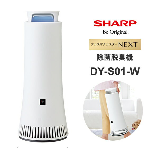 除菌脱臭機 プラズマクラスターNEXT搭載 ホワイト系 SHARP (シャープ) DY-S01-W★