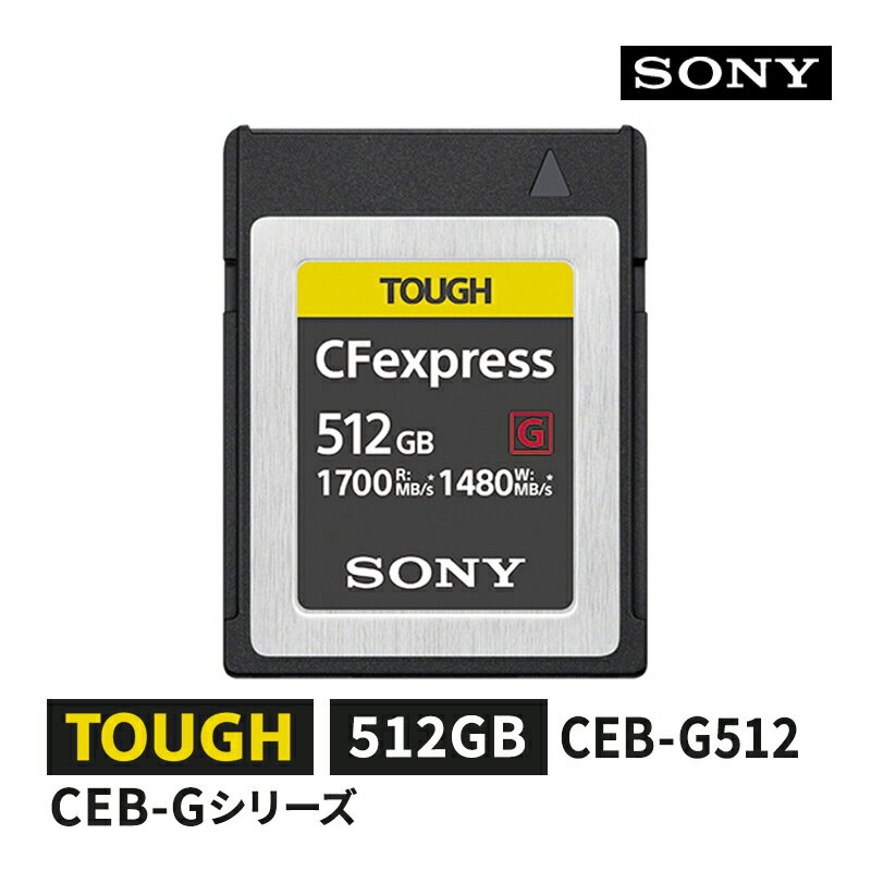 [4/25限定 最大100%ポイントバック] CFexpress Type B メモリーカード 512GB SONY ソニー CEB-G512