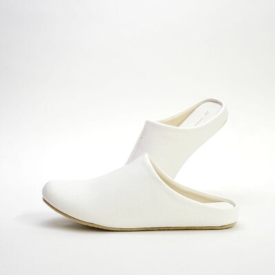 ルームズWH-Sroom'sホワイトS21.5-22.5cmスリッパルームシューズ室内履き部屋履き(FR0004-S-WH)