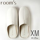 ルームズ WH-XM room's ホワイト XM 24-25cm スリッパ ルームシューズ 室内履き 部屋履き FRONTIER フロンティア FR0005-XM-WH