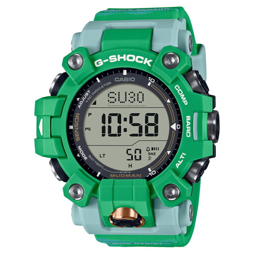 G-SHOCK MUDMAN LOVE THE SEA AND THE EARTH ヒロオビフィジーイグアナ CASIO カシオ GW-9500KJ-3JR G-SHOCK MUDMAN LOVE THE SEA AND THE EARTH ヒロオビフィジーイグアナ CASIO カシオ GW-9500KJ-3JR