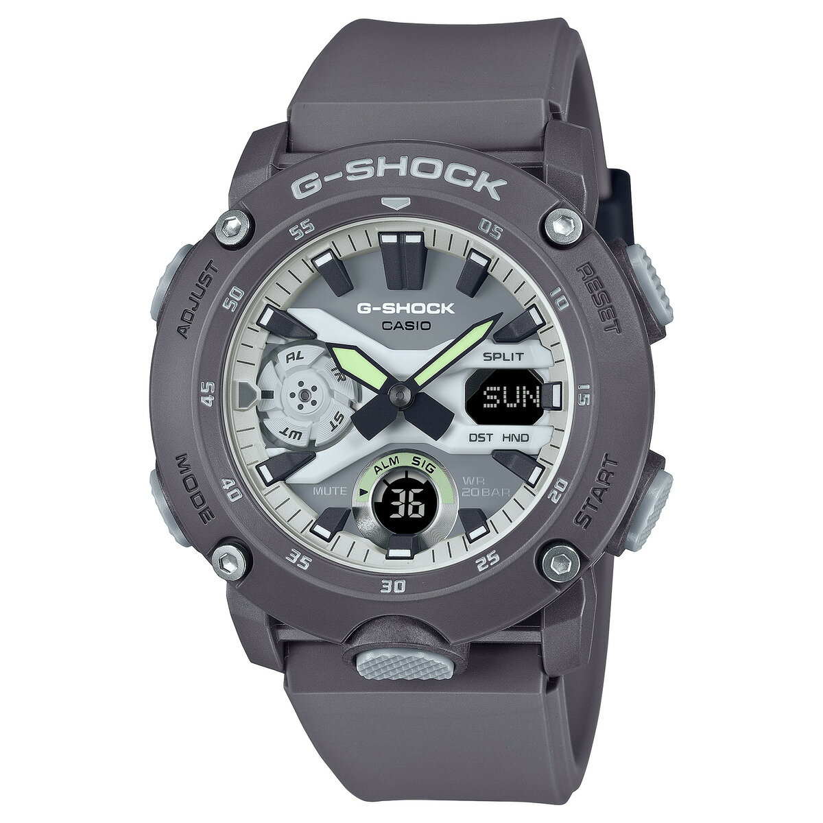 [12/5限定 抽選で最大100％ポイントバック＆最大2000円OFFクーポン] G-SHOCK HIDDEN GLOW Series CASIO カシオ GA-2000HD-8AJF