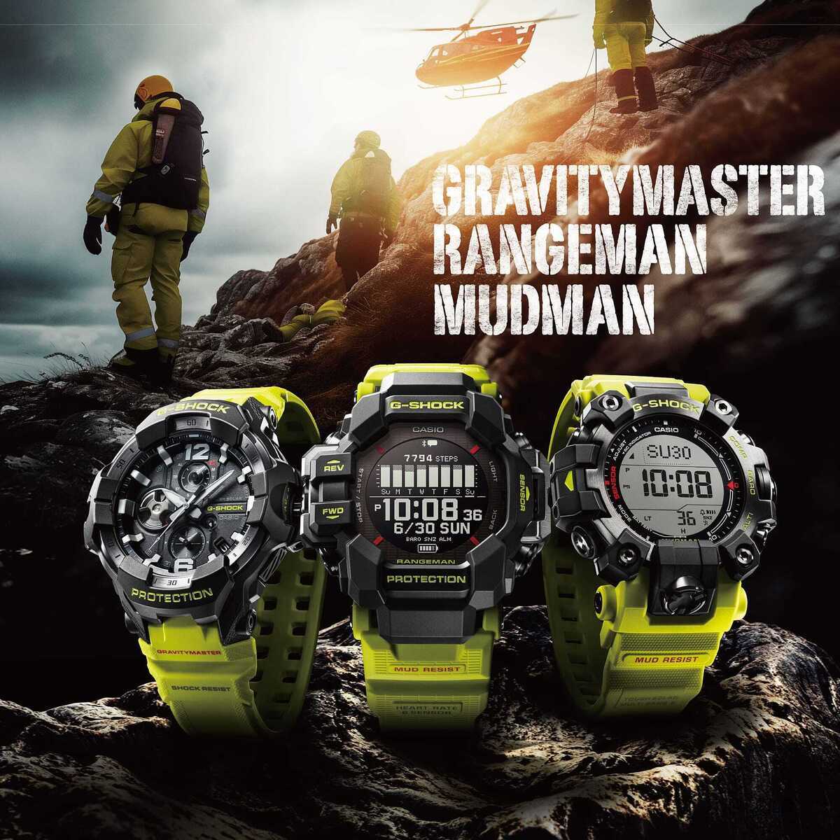 [11/15限定 抽選で最大100%ポイントバック(要エントリー)] G-SHOCK MASTER OF G GRAVITYMASTER CASIO カシオ GR-B300RY-1A9JF