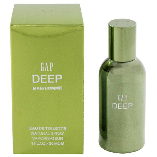 ギャップ 香水 GAP ディープ EDT・SP 30ml 【フレグランス ギフト プレゼント 誕生日 メンズ・男性用】【ディープ DEEP EAU DE TOILETTE SPRAY】