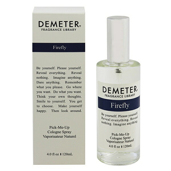 ディメーター ディメーター 香水 DEMETER ファイアーフライ EDC・SP 120ml 【あす楽 送料込み(沖縄・離島を除く)】【フレグランス ギフト プレゼント 誕生日 ユニセックス・男女共用】【クラシックラベル FIREFLY COLOGNE SPRAY】