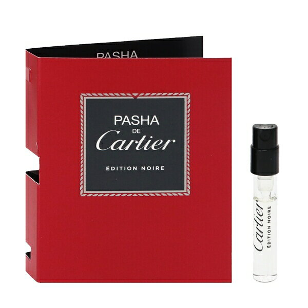 カルティエ 香水 CARTIER パシャ エディション ノワール (チューブサンプル) EDT・SP 1.5ml 