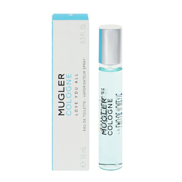 香水 THIERRY MUGLER ミュグレーコロン ラブユー オール ミニ香水 EDT・SP 10ml 【フレグランス ギフト 新生活2025 誕生日 ユニセックス・男女共用】【ミュグレ コロン MUGLER COLOGNE LOVE YOU ALL EAU DE TOILETTE SPRAY】