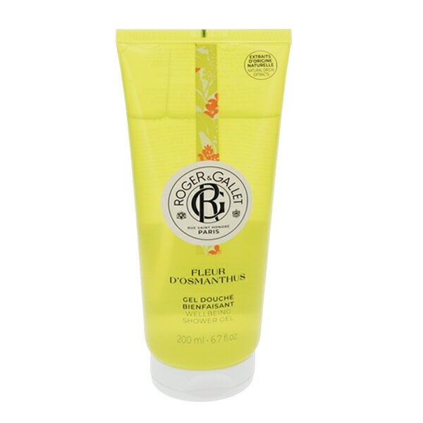 ROGERGALLET  ɥ ޥƥ (ܥǥ) 200ml ڤڡۡڥե쥰 ե ץ쥼  ۡڥޥƥ FLEUR DOSMANTHUS WELLBEING SHOWER GEL