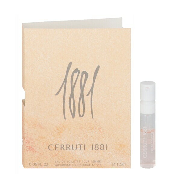 åƥ  CERRUTI 1881 סե (塼֥ץ) EDTSP 1.5ml ڥե쥰 ե ץ쥼  ǥѡۡ1905/2/23 1881 POUR FEMME EAU DE TOILETTE SPRAY