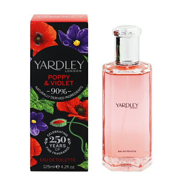 香水 YARDLEY LONDON ポピー&ヴァイオレット EDT・SP 125ml 【フレグランス ギフト 新生活2025 誕生日 レディース・女性用】【POPPY & VIOLET EAU DE TOILETTE SPRAY】