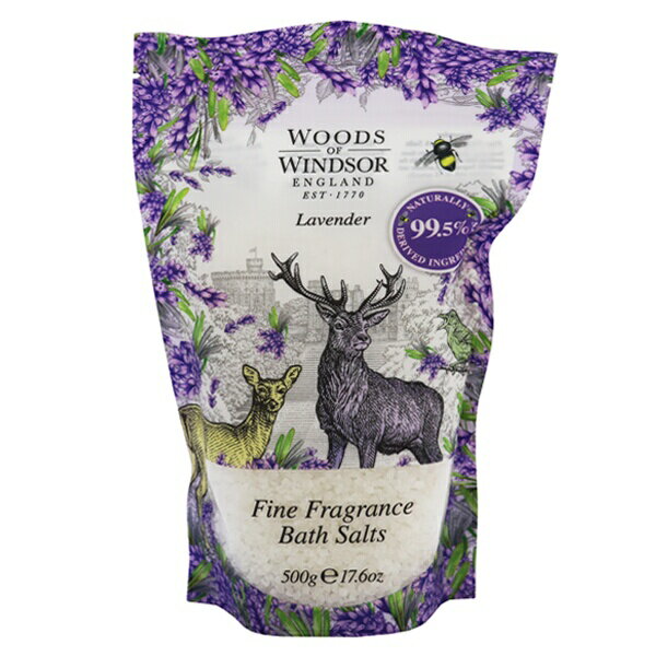 WOODS OF WINDSOR ラベンダー ファイン フレグランス バスソルト 500g 