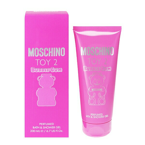 モスキーノ MOSCHINO トイ2 バブルガム バス＆シャワージェル 200ml 【あす楽 送料込み(沖縄・離島を除く)】【フレグランス ギフト プレゼント 誕生日 入浴料・シャワージェル】【TOY 2 BUBBLE GUM PERFUMED BATH ＆ SHOWER GEL】