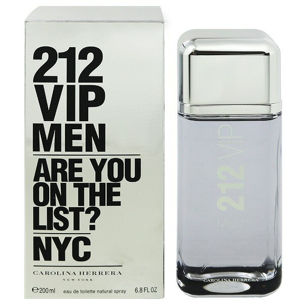 キャロライナヘレラ 香水 CAROLINA HERRERA 212 VIP メン EDT・SP 200ml 【あす楽 送料無料】【フレグランス ギフト プレゼント 誕生日 メンズ・男性用】【212 VIP 212 VIP MEN EAU DE TOILETTE SPRAY】