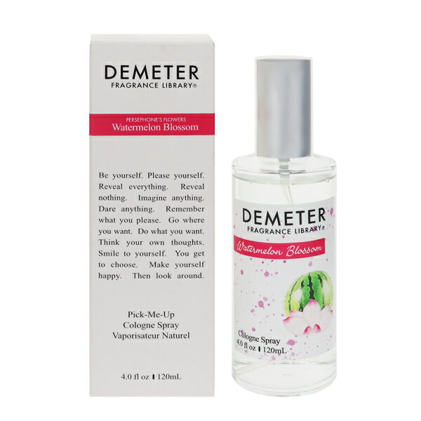 香水 DEMETER ウォーターメロン ブロッサム EDC・SP 120ml 【送料込み(沖縄・離島を除く)】【フレグランス ギフト プレゼント 誕生日 レディース・女性用】【WATER MELON BLOSSOM COLOGNE SPRAY】