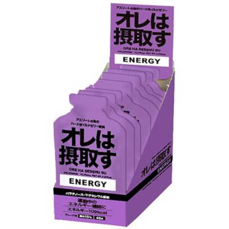 ORE HA SESSHU SU オレは摂取す エネルギージェル グレープ味 45g×12個セット 45g×12個 【送料無料】【スポーツ・アウトドア 登山・トレッキング 携帯食・保存食】