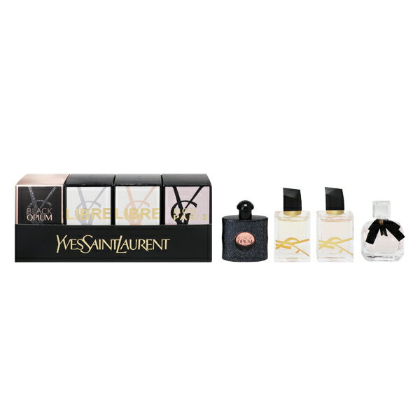 香水 YVES SAINT LAURENT レディース ミニチュア ギフトセット 7.5ml×4 【送料無料】【フレグランス ギフト 新生活2025 誕生日 レディース・女性用】【LADIES MINI SET GIFT SET】