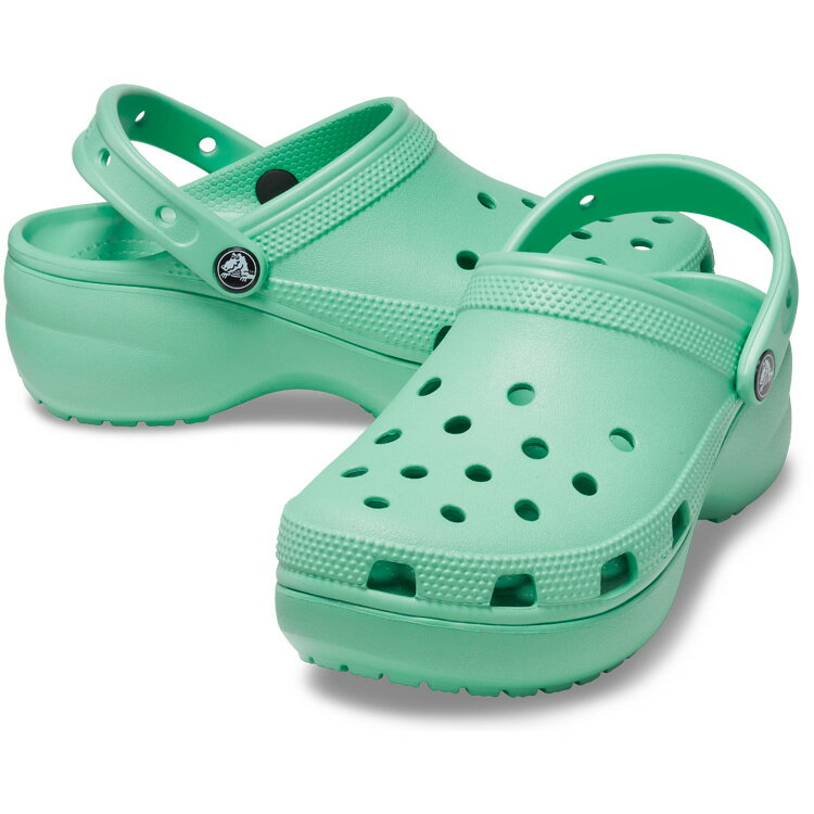 クロックス CROCS クラシック プラットフォーム クロッグ ウィメン [サイズ：W6(22.0cm)] [カラー：ジェイドストーン] #206750-3UG 【あす楽 送料込み(沖縄・離島を除く)】【スポーツ・アウトドア アウトドア シューズ】