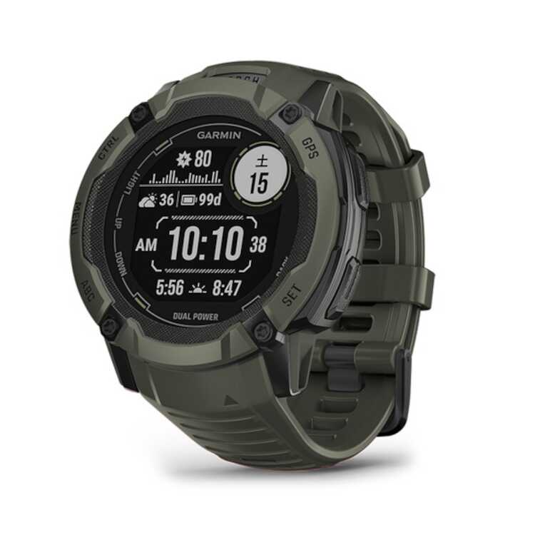 ガーミン GARMIN インスティンクト 2X デュアルパワー モス 日本語正規版 #010-02805-52 【あす楽 送料無料】【スポーツ・アウトドア アウトドア 精密機器類】【Instinct 2X Dual Power Moss】