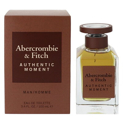 香水 ABERCROMBIE&FITCH オーセンティック モーメント マン (B級品) EDT・SP 100ml 【送料込み(沖縄・離島を除く)】【フレグランス ギフト 新生活2025 誕生日 メンズ・男性用】【オーセンティック AUTHENTIC MOMENT MAN EAU DE TOILETTE SPRAY】