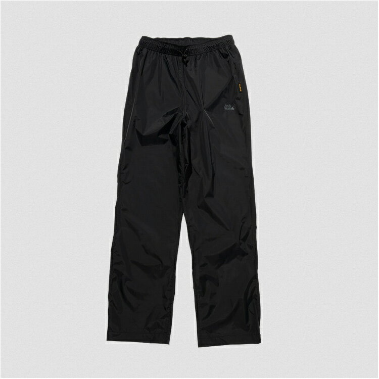 ジャックウルフスキン JACK WOLFSKIN レイニーデイパンツ(メンズ) [サイズ：L(004)] [カラー：ブラック] #1112741-6000 【あす楽 送料込み(沖縄・離島を除く)】【スポーツ・アウトドア アウトドア ウェア】【RAINY DAY PANTS】