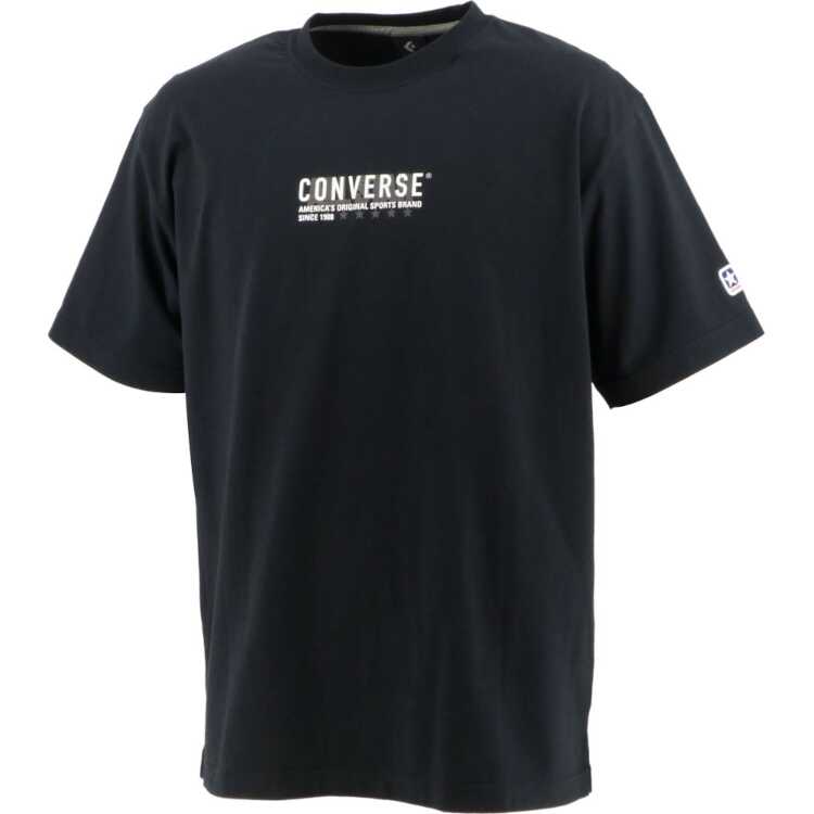 コンバース CONVERSE クルーネックTシャツ [サイズ：M] [カラー：ブラック] #CA212381-1900 【あす楽】【スポーツ・アウトドア その他雑貨 】