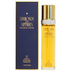 【エリザベステイラ—】 ダイアモンド&サファイア オーデトワレ・スプレータイプ 100ml 【香水・フレグランス:フルボトル:レディース・女性用】【ダイアモンド】【ELIZABETH TAYLOR DIAMONDS AND SAPPHIRES EAU DE TOILETTE SPRAY】