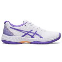 アシックス ASICS ソリューションスイフト FF レディーステニスシューズ (オールコート) [サイズ：22.5cm] [カラー：ホワイトー×アメジスト] #1042A197-105 2023SS【送料込み(沖縄・離島を除く)】【スポーツ・アウトドア テニス 競技用シューズ】 2