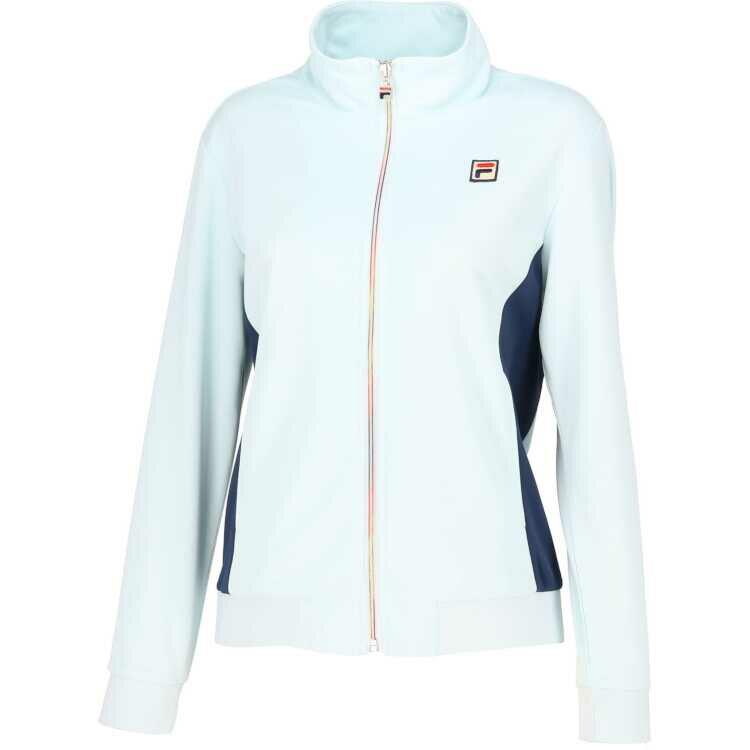 フィラ FILA フルジップジャケット（レディース) [サイズ：L] [カラー：サックス] #VL2812-10 2024SS【あす楽 送料無料】【スポーツ・アウトドア テニス レディースウェア】