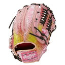 ローリングス RAWLINGS HOH GRAPHIC 2023 オールフィルダー用 一般軟式野球グラブ サイズ11.5(RH左投用) カラー：スカーレット×ピンク GR3FHGN54G-SC/PK 【送料無料】【スポーツ アウトドア 野球 ソフトボール グローブ ミット】