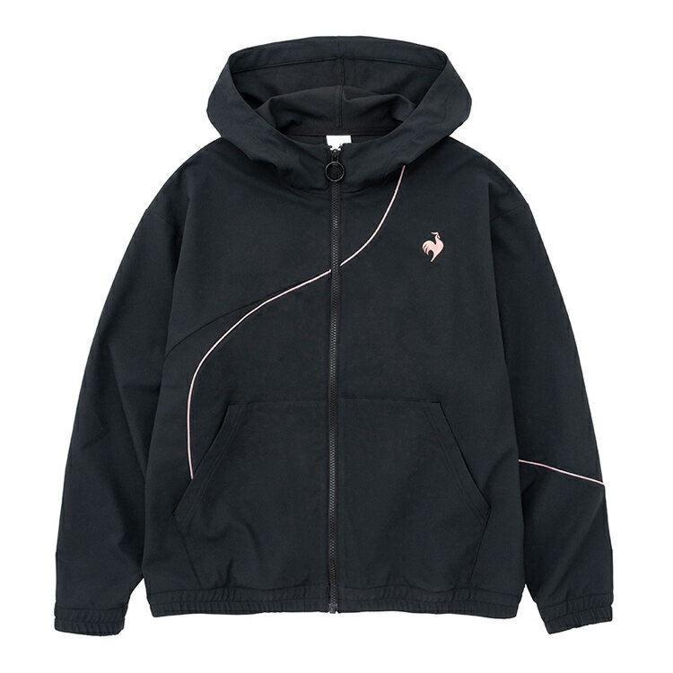 ルコックスポルティフ LE COQ SPORTIF 【池田エライザ着用】LCS Plume(プリューム) ジャケット (レディース) [カラー：ブラック] [サイズ：S] #QMWWJF22-BK 2023FW【あす楽 送料無料】【スポーツ・アウトドア スポーツウェア・アクセサリー ジャージ】