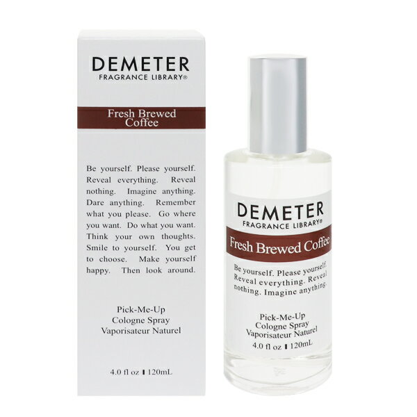 香水 DEMETER フレッシュブリューコーヒー EDC・SP 120ml 【送料込み(沖縄・離島を除く)】【フレグランス ギフト 新生活2025 誕生日 ユニセックス・男女共用】【クラシックラベル FRESH BREWED COFFEE COLOGNE SPRAY】