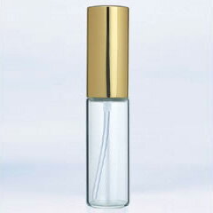 ヤマダアトマイザー 香水 グラスアトマイザー シンプル 6201 クリアボトル/キャップゴールド 10ml プレ..
