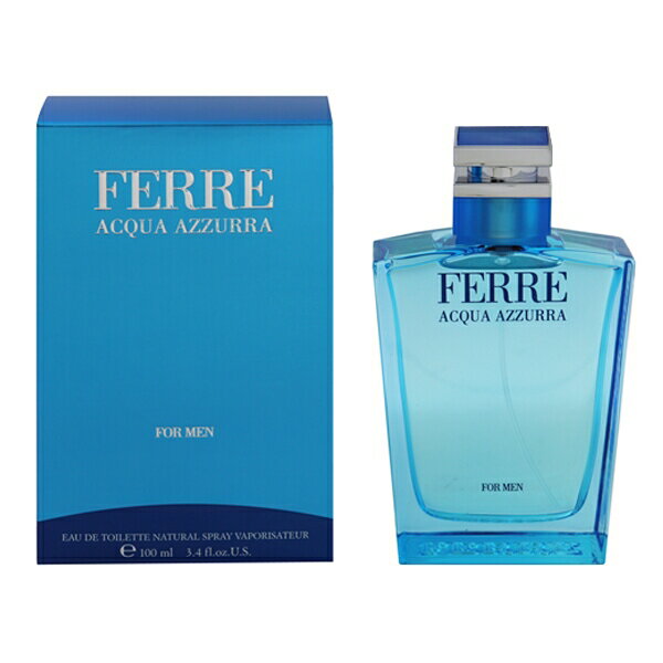 ジャン フランコ フェレ ジャン フランコ フェレ 香水 GIAN FRANCO FERRE フェレ アクア アズーラ フォーメン EDT・SP 100ml 【あす楽 送料込み(沖縄・離島を除く)】【フレグランス ギフト プレゼント 誕生日 メンズ・男性用】【FERRE ACQUA AZZURRA FOR MEN EAU DE TOILETTE SPRAY】