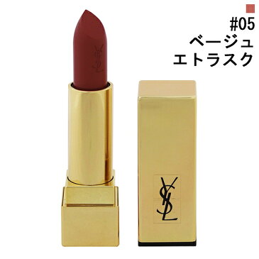 【イブサンローラン】 ルージュ ピュールクチュール #05 ベージュ エトラスク 3.8g 【化粧品・コスメ:メイクアップ:リップ・グロス:口紅】【ルージュ ピュールクチュール】【YVES SAINT LAURENT ROUGE PUR COUTURE PURE COLOUR SATINY RADIANCE 5 BEIGE ETRUSQUE】