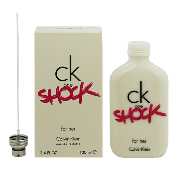 香水 CALVIN KLEIN シーケー ワン ショック フォーハー EDT・SP 100ml 【送料込み(沖縄・離島を除く)】【フレグランス ギフト 新生活2025 誕生日 レディース・女性用】【シーケ ワン CK ONE SHOCK FOR HER EAU DE TOILETTE SPRAY】